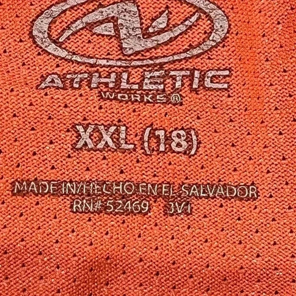Athletic Works boys XXL (18) tee, 100% poly quick dry, EUC - Picture 3 of 5